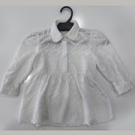 Chemise Fille blanche (2 à 12 ans)