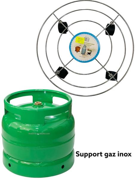 Support mobile en métal pour la bouteille de gaz