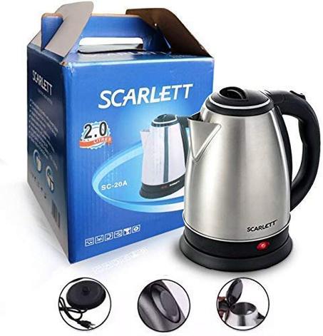 Bouilloire SCARLETT électrique en inox de 2L