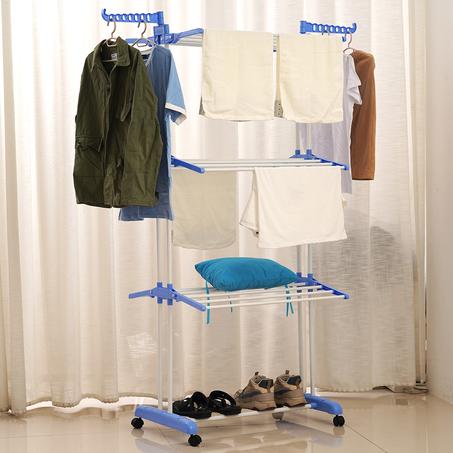 Séchoir à linge pliable en acier inoxydable