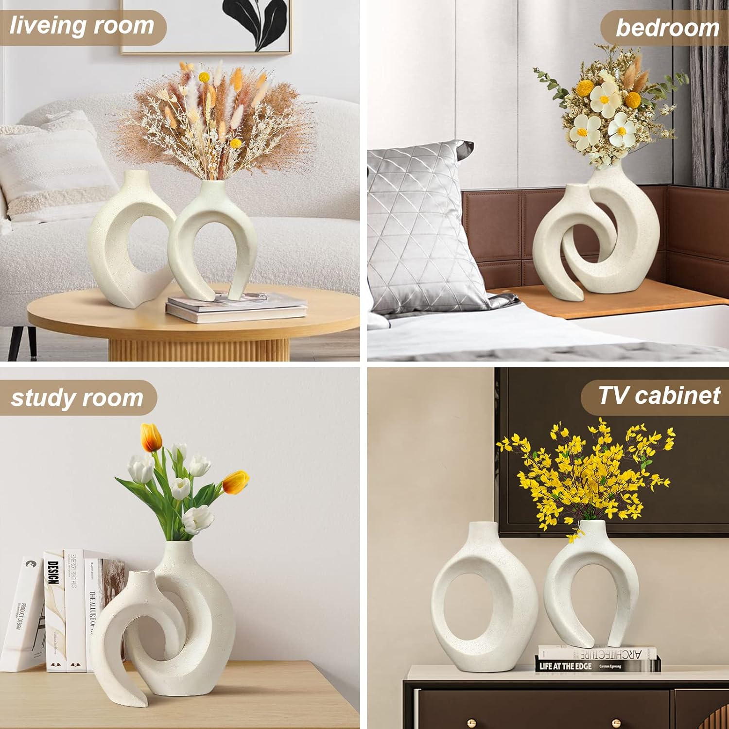 قطعة ديكور سيراميكية أنيقة – تصميم مينيمالي