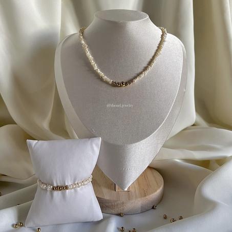 Ensemble collier et bracelet  “Anaka”