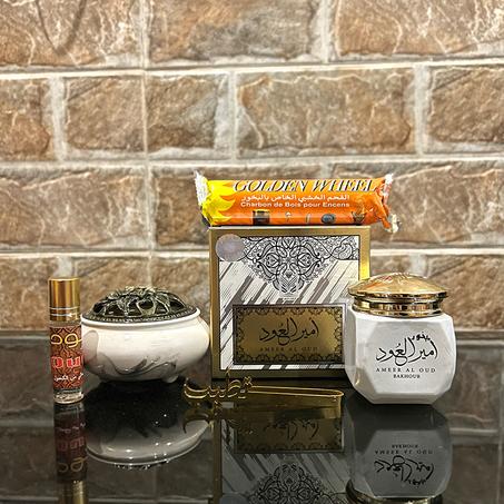 باقة بخور أمير العود المتكاملة  ✨ خلي دارك تعمر بعبير الأصالة والرائحة الطيبة 🌹