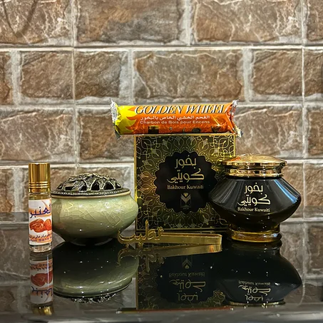 باقة بخور الكويتي المتكاملة  ✨ خلي دارك تعمر بعبير الأصالة والرائحة الطيبة 🌹