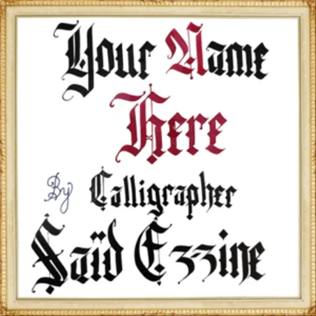 Gothic Calligraphy