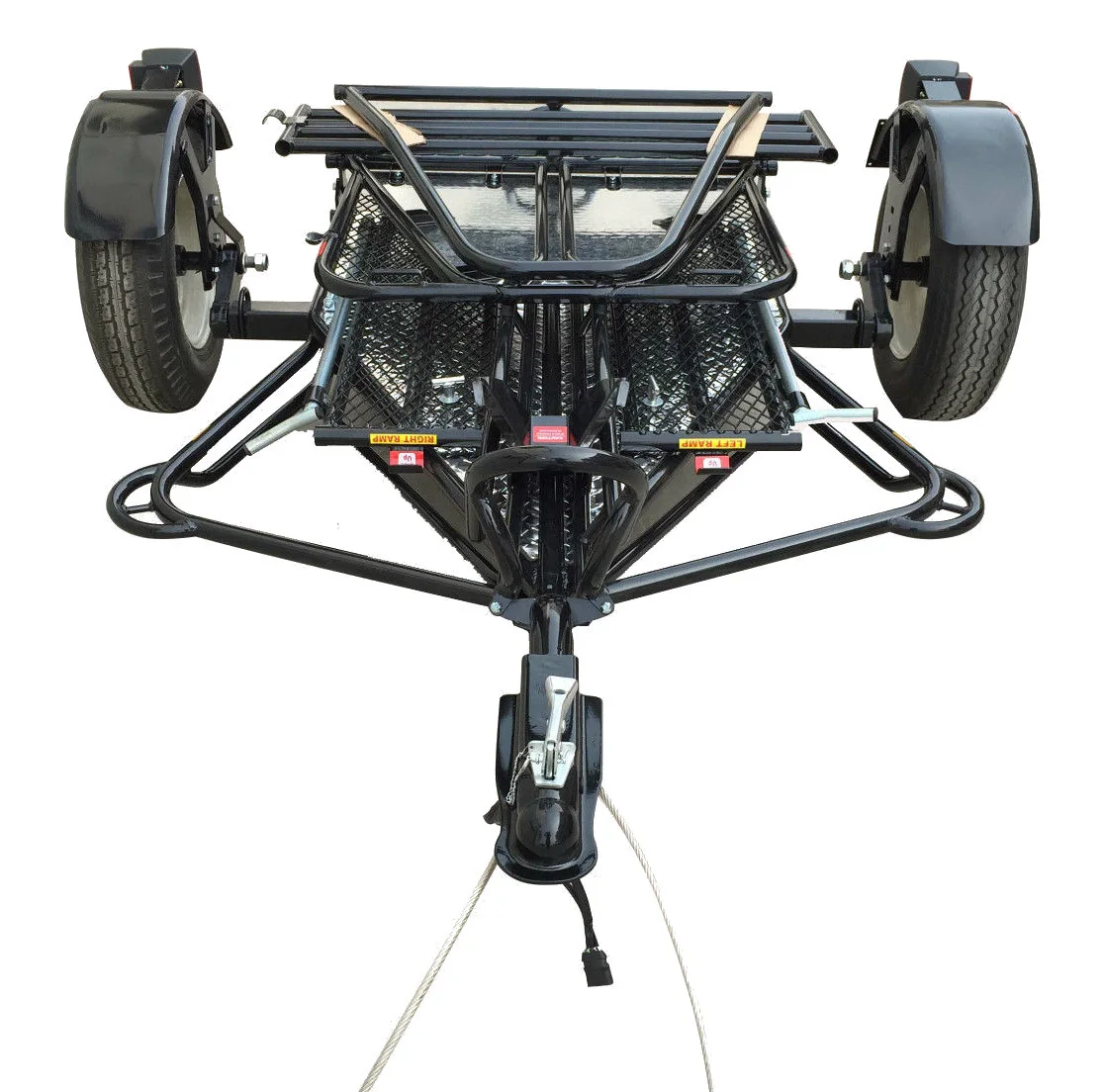 BB107RU Single Ride-Up SRL Stand-Up™ Motorcycle Trailer
