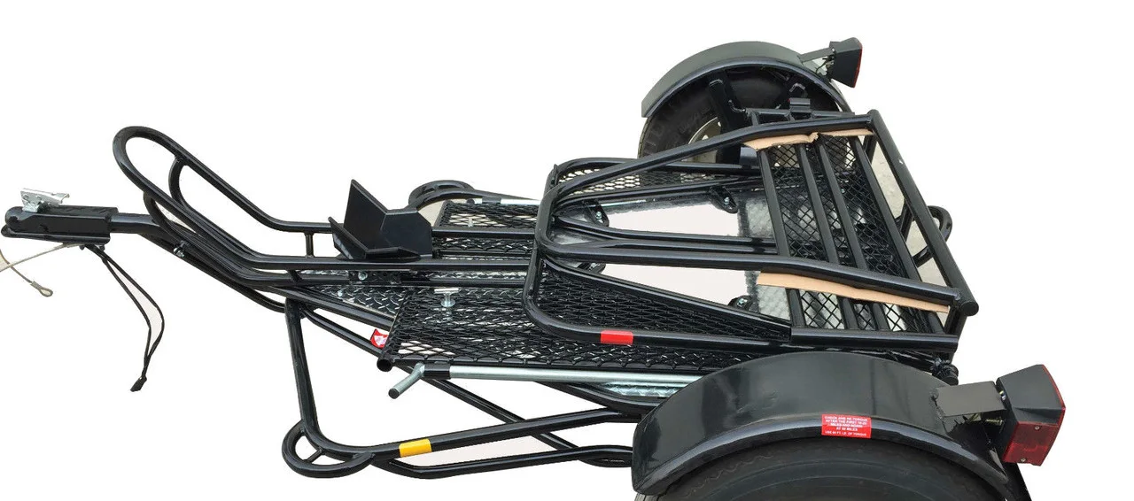 BB107RU Single Ride-Up SRL Stand-Up™ Motorcycle Trailer