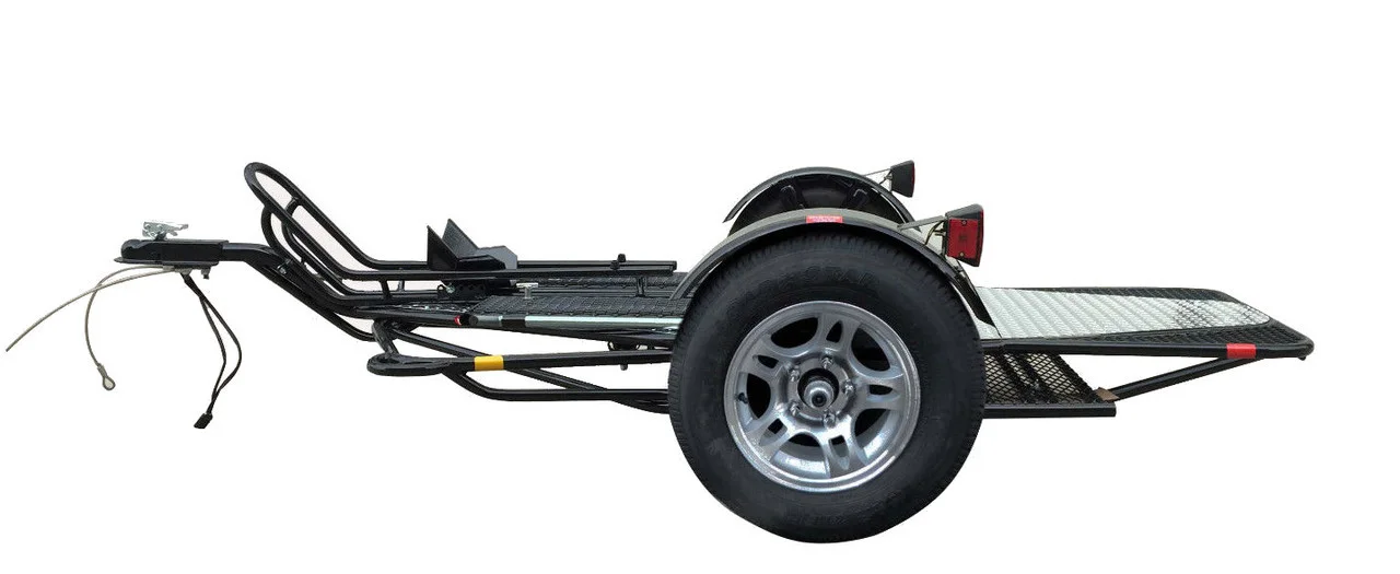 BB107RU Single Ride-Up SRL Stand-Up™ Motorcycle Trailer