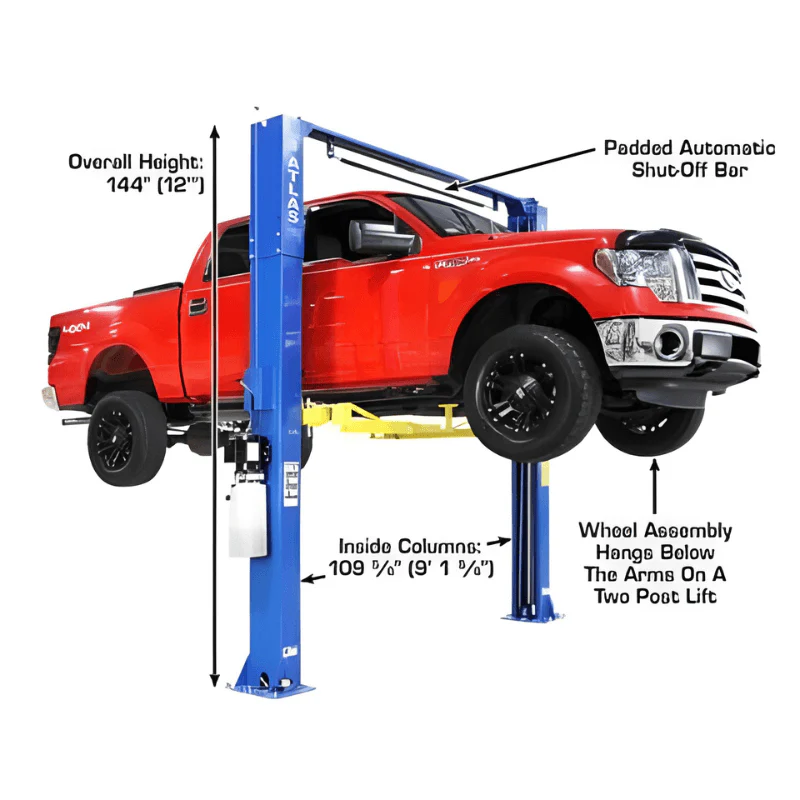 ATLAS Pro-9D Overhead 9,000 lbs. Capacity 2 Post Lift