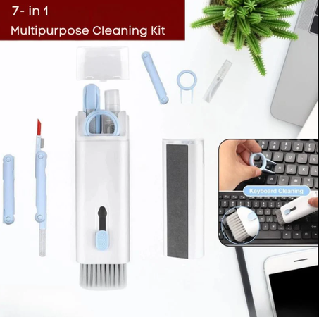 مجموعة فرشاة متعددة الوظائف 7 في 1