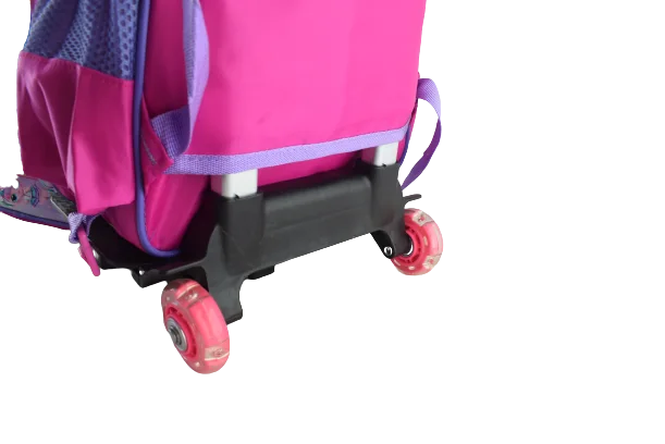 861 - Cartable scolaire à roulette 3 pièces LOL