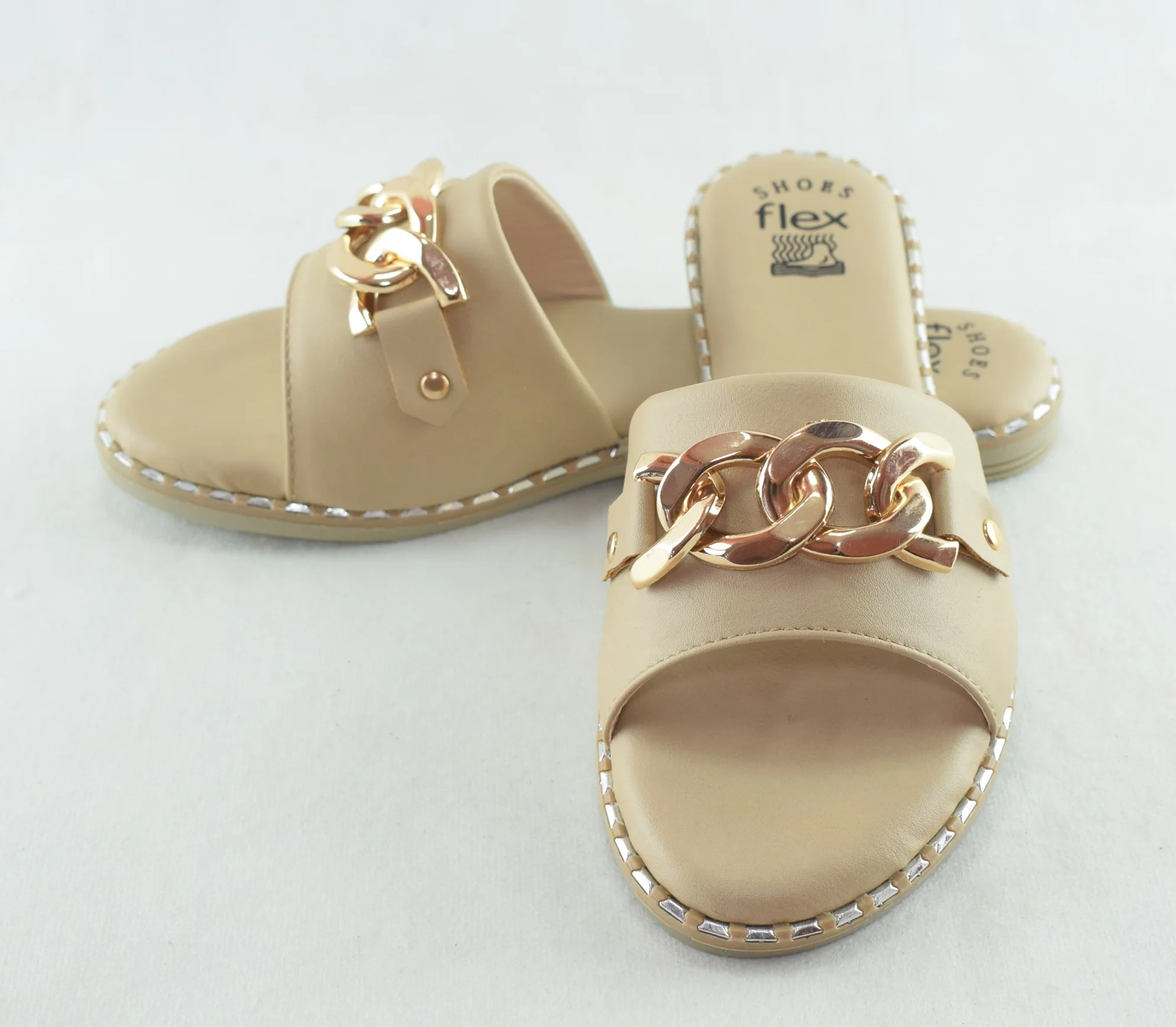 441 - Sandale femme Chic - Beige