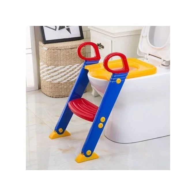 Chaise toilette pliable pliant siège de toilette + escalier, Pot bébé enfant coussin toilette