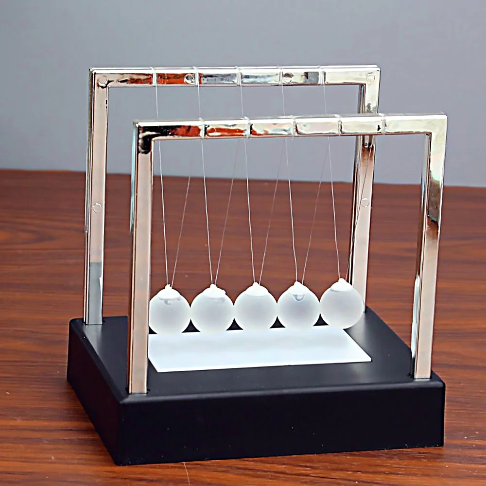 791G - pendule du berceau de Newton a LED - 15 cm