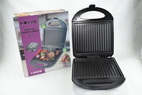 114 - Haeger Panini grill multifonction, appareil à sandwichs 1400W