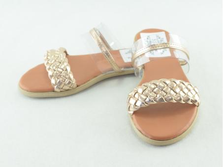 701-Sandale femme  Bronze Tendance 2023-2024