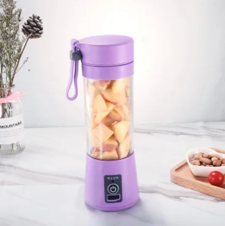 Mixeur de jus, presse-agrumes portable et rechargeable USB - Violet