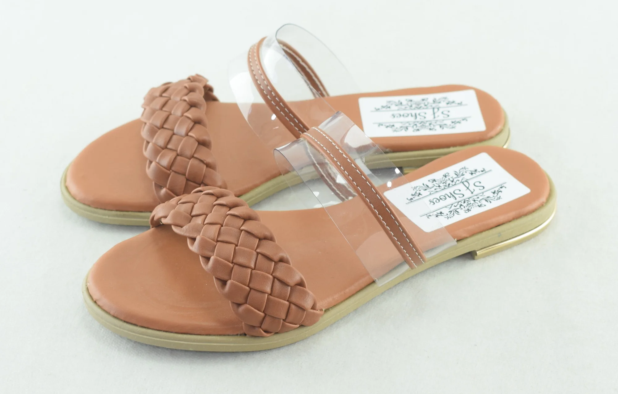 702-Sandale femme  Marron Tendance 2023-2024