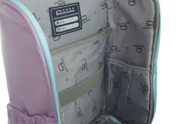 912 - Cartable scolaire Sac à dos pour les écolières pour filles à poche multiples