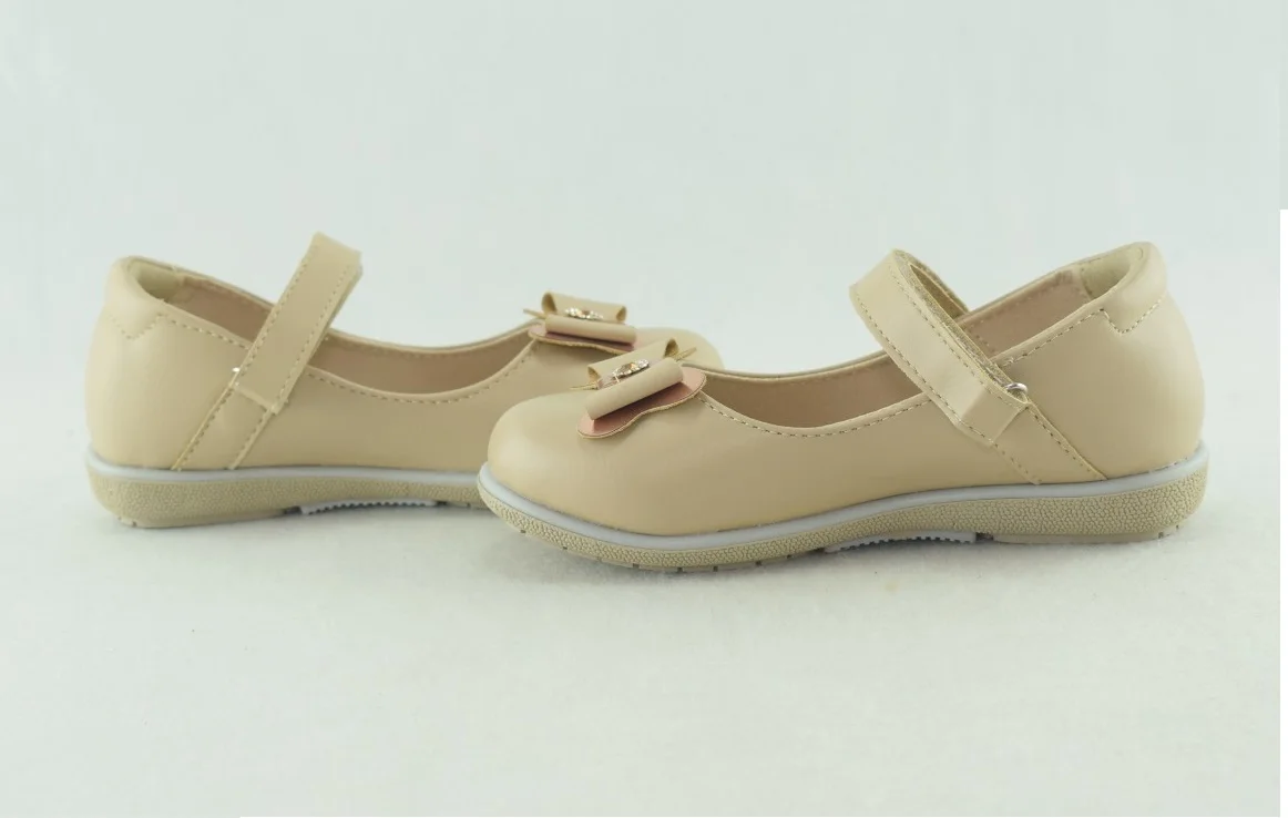 782-mocassin fille 2023-2024 noeud beige mat 27-30