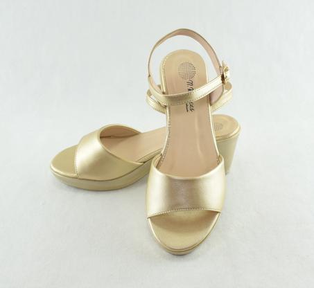 448-Sandale à talon Pour Femme chic tendance 2022 - Or