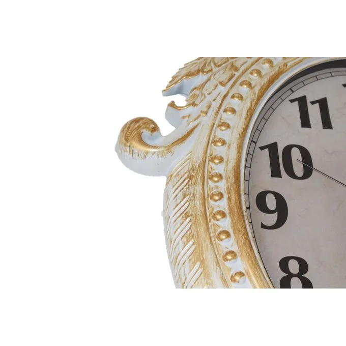 263 - horloge murale grande taille pour décoration salon, style classique - Blanc