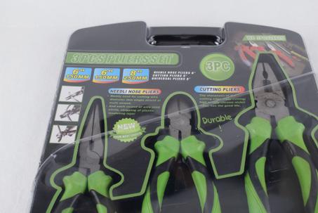 jeu de 3 pinces pour bricolage  مجموعة من 3 كماشات