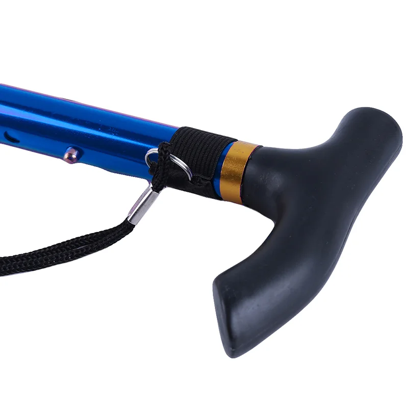 854 - Canne de Marche pliante ultra légère - bleu