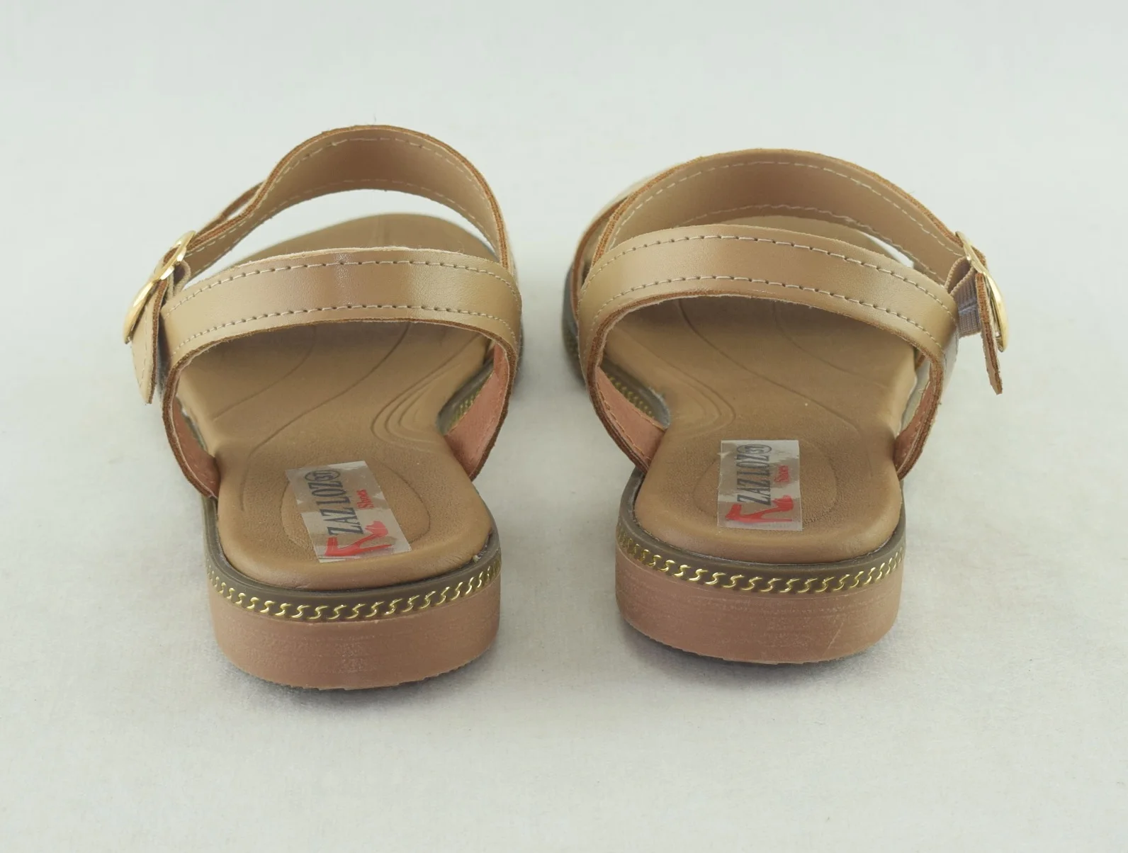 814-Sandales femme plate et légère tendance 2023-2024 Beige