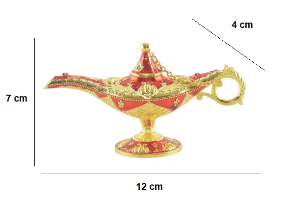 658 - Pack de 3 Lampes Aladin pour Décorations - Rouge