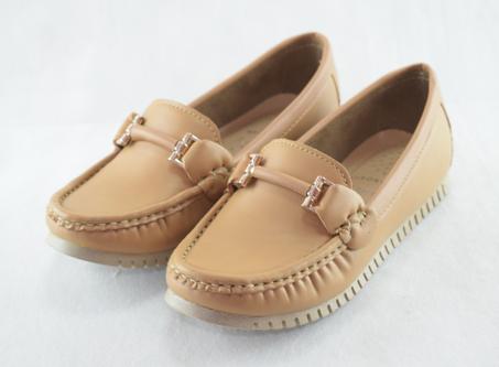 412 - Mocassins pour femme tendance 2023 -2024 beige