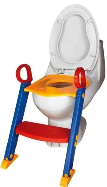 Chaise toilette pliable pliant siège de toilette + escalier, Pot bébé enfant coussin toilette