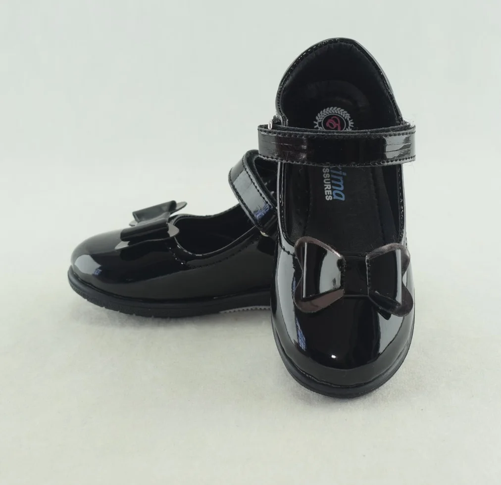 781-mocassin fille 2023-2024 noir brillant 26-30