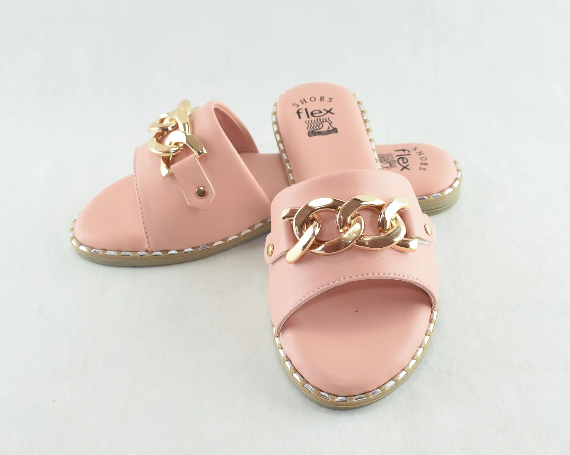 439 - Sandale femme Chic- Rose