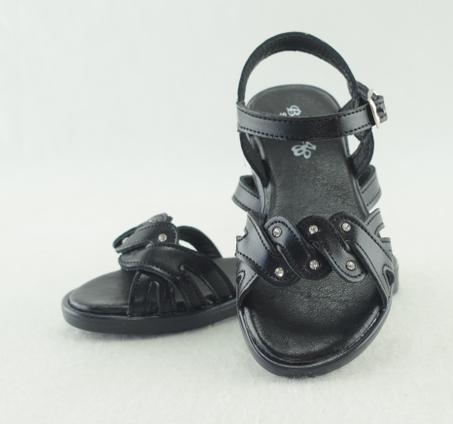 719-Sandale pour fille légère et confortable taille 20 à 34 Noir