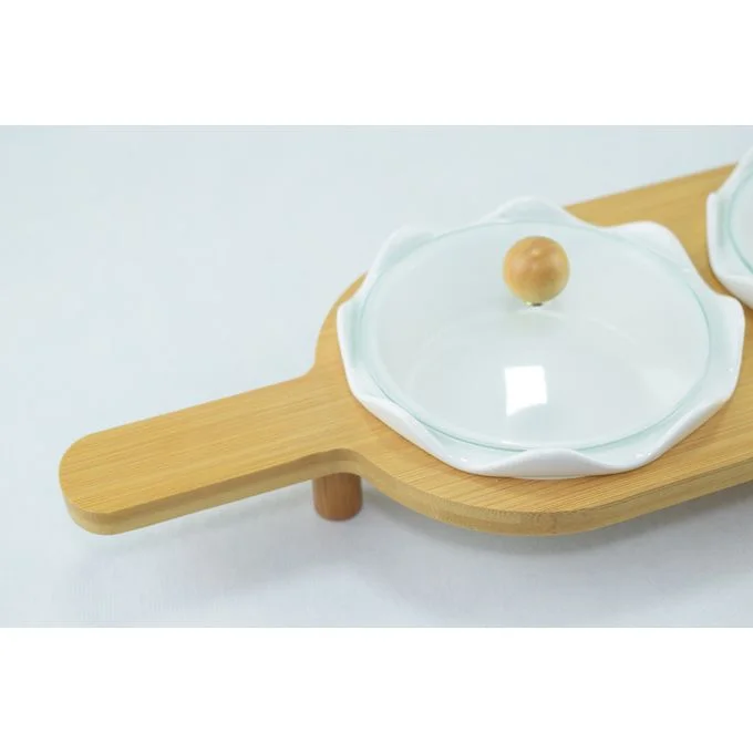259 - 3 pots à épices, Boîte d'assaisonnement pour condiments en porcelaine - BC16-3