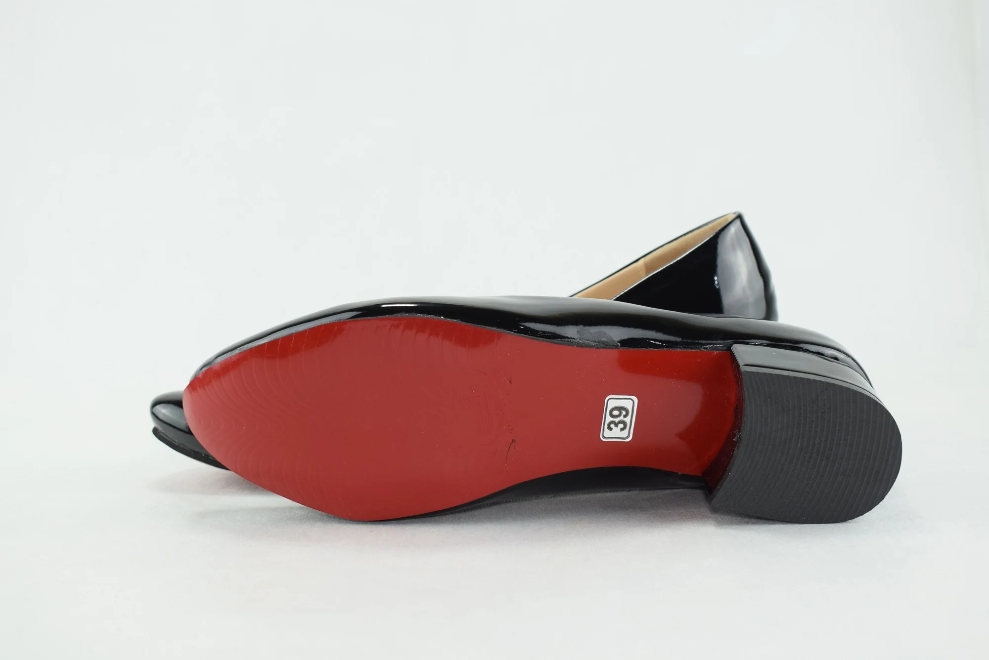 127 - Escarpins chaussures femme à talon moyen - Noir - EU 40