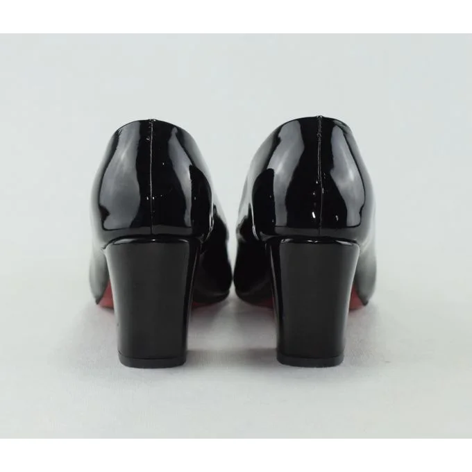 225 - Escarpins chaussures femme à talon haut - Noir - EU 39