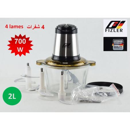 250 - Hachoir Électrique Bol en Verre 2L - 700W - 200914-2
