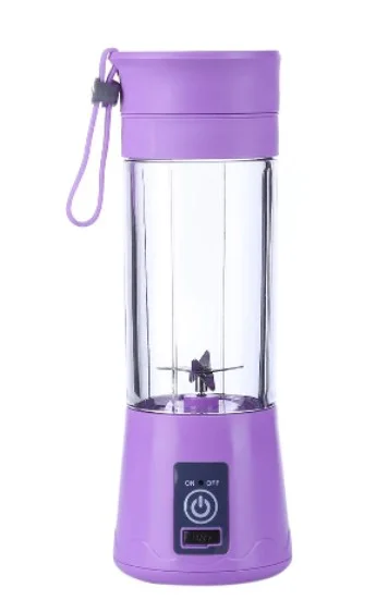 Mixeur de jus, presse-agrumes portable et rechargeable USB - Violet