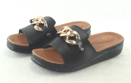 896-Sandales Femme, Tendance 2024-Noir