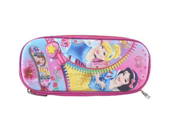 868 - Cartable scolaire à roulette 3 pièces Princess