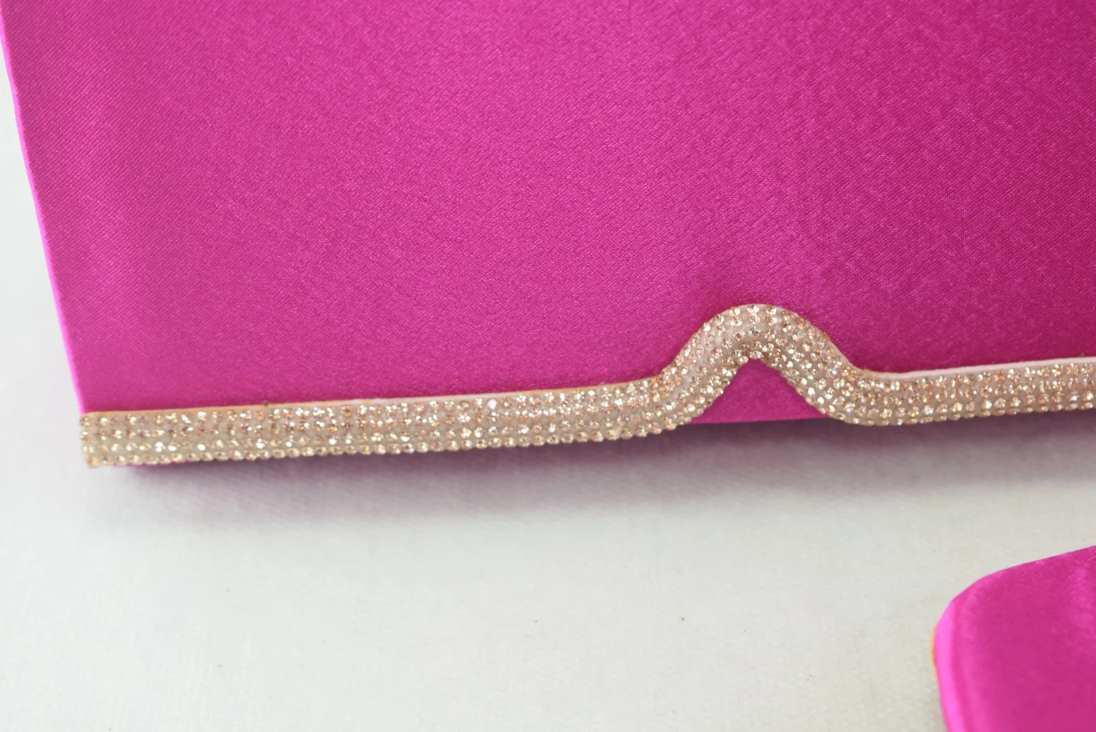 772-sandales à talons et sac, fuchsia - or
