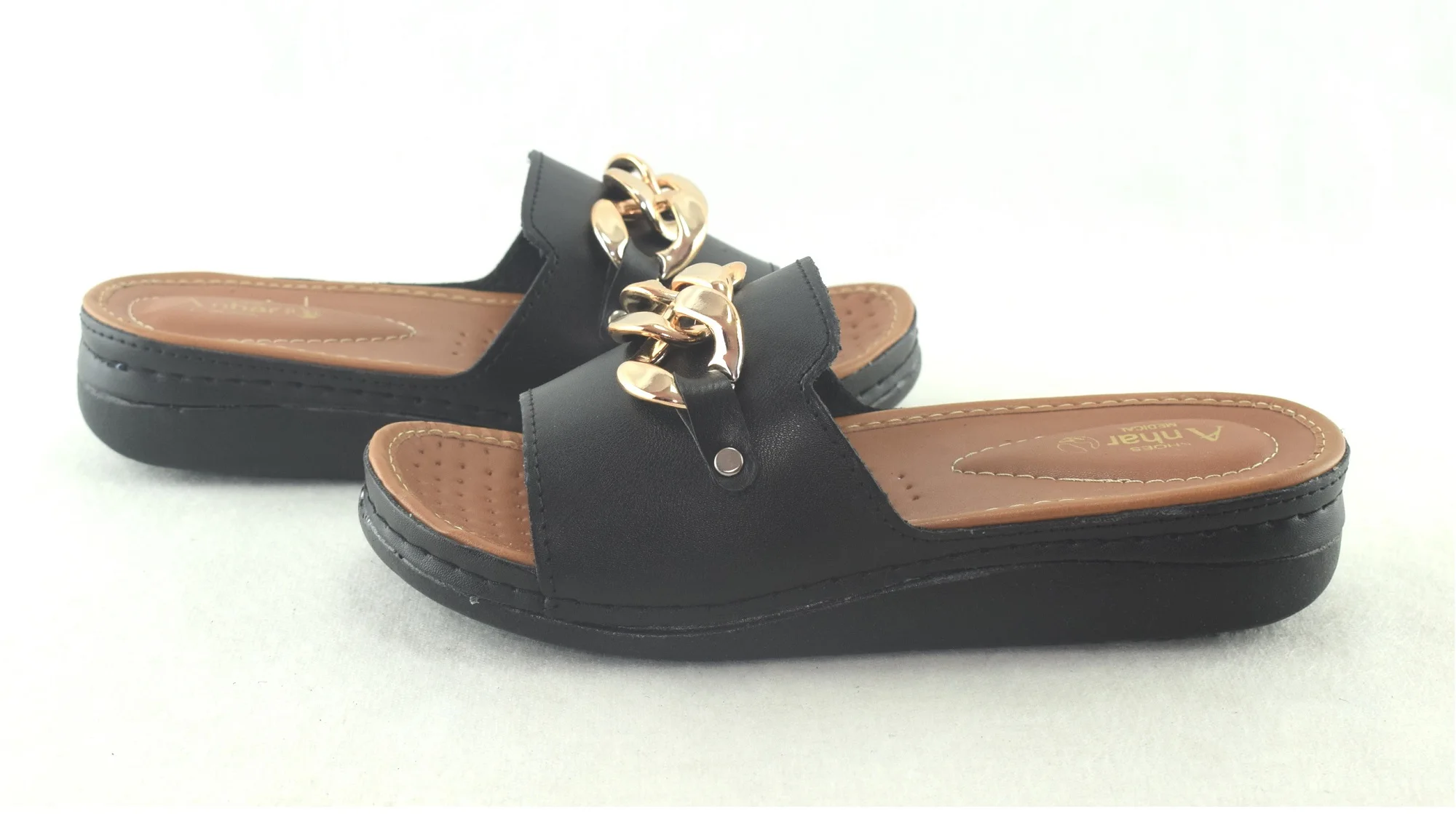 896-Sandales Femme, Tendance 2024-Noir