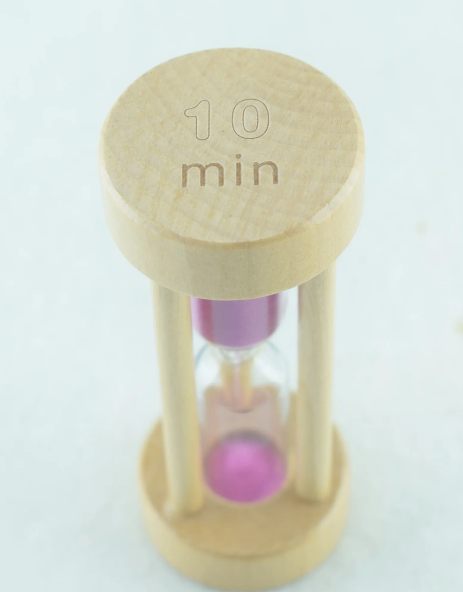 646RO - Sablier en Verre Horloge 10 Minutes -  Créatif pour décoration - Rose