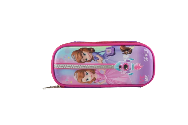 873 - Cartable scolaire à roulette 3 pièces Princess Sofia