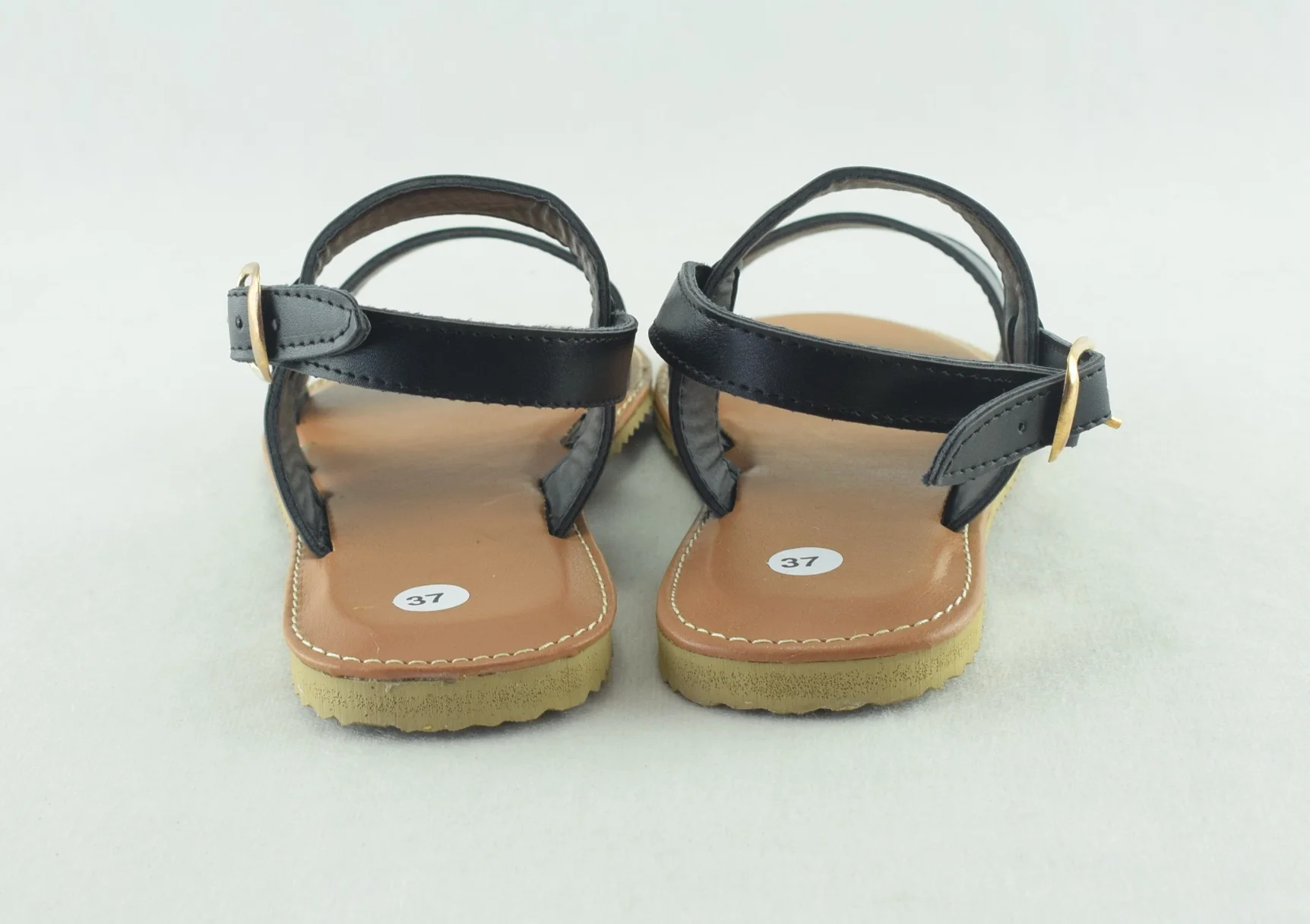820-Sandales femme plate et légère tendance 2024-Noir