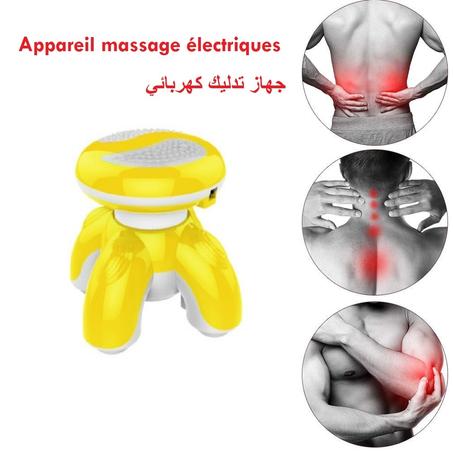 430J - Appareil massage électriques vibrant, Mini masseur - Jaune