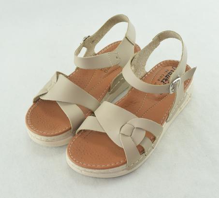 816-Sandales Femme, Tendance 2023-2024Beige