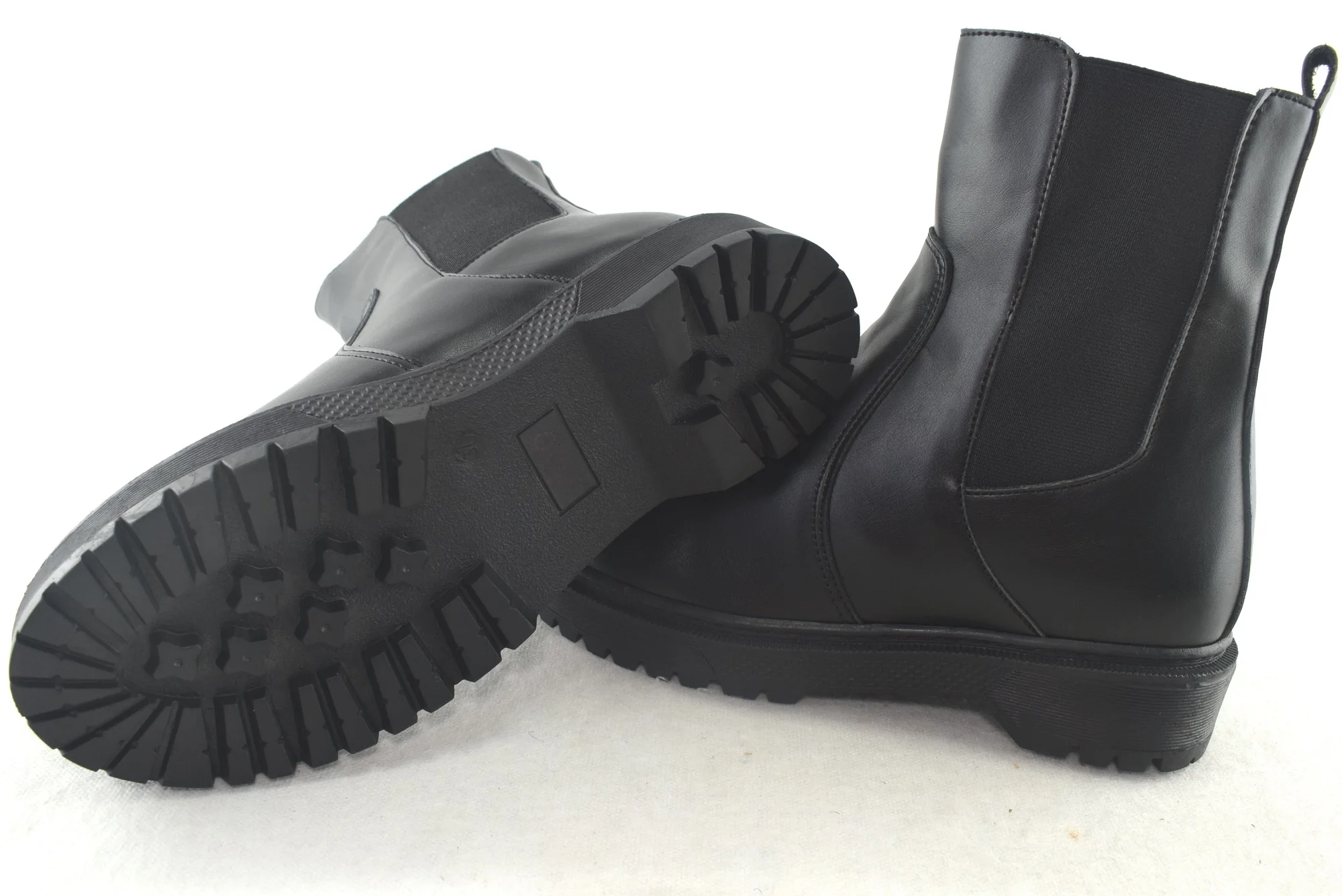 930 - Bottes pour femme chic en cuir tendance hiver 2024 Noir